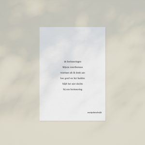 Herinnering-afscheid-gedichten-meisjedatschrijft